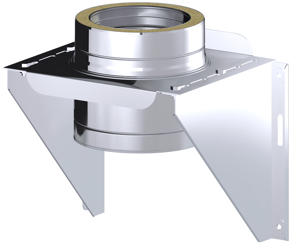 Dinak DW Design Twin Wall Adjustable Base Support And brackets Stainless Steel