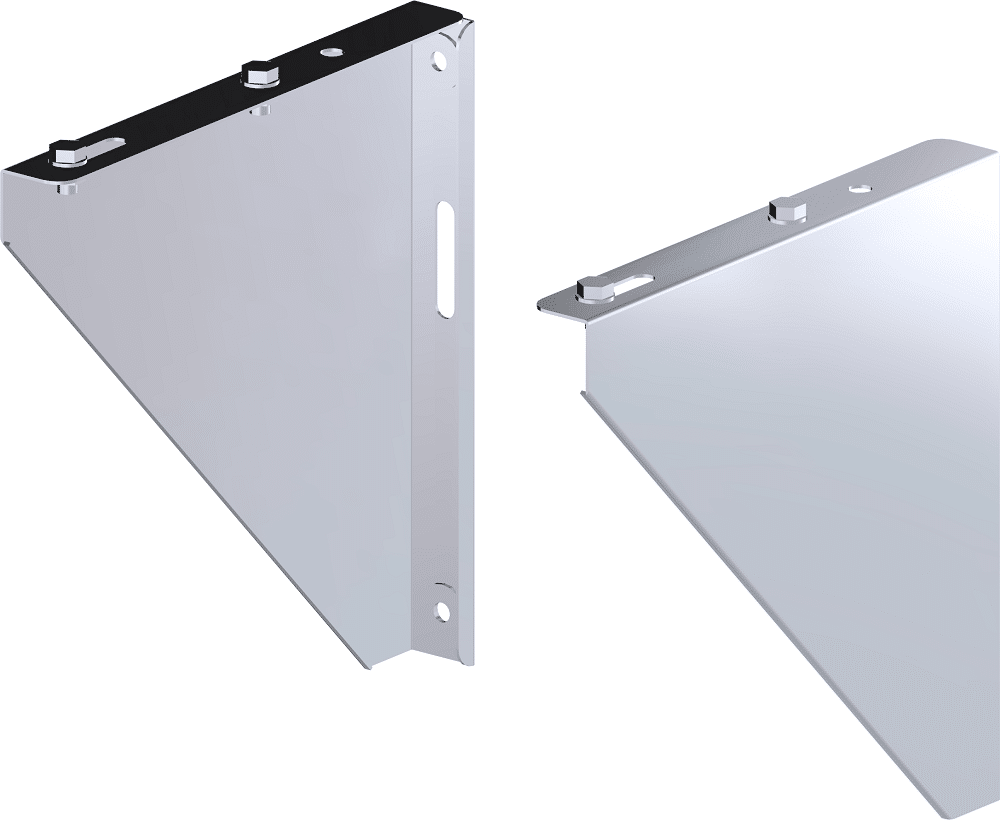 Dinak DW Design Twin Wall Side Brackets Stainless Steel