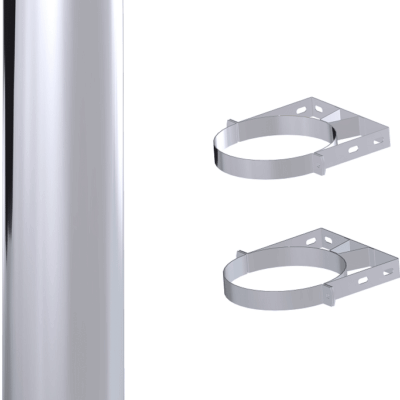 Dinak DW Design Twin Wall Support Kit For System Stainless Steel