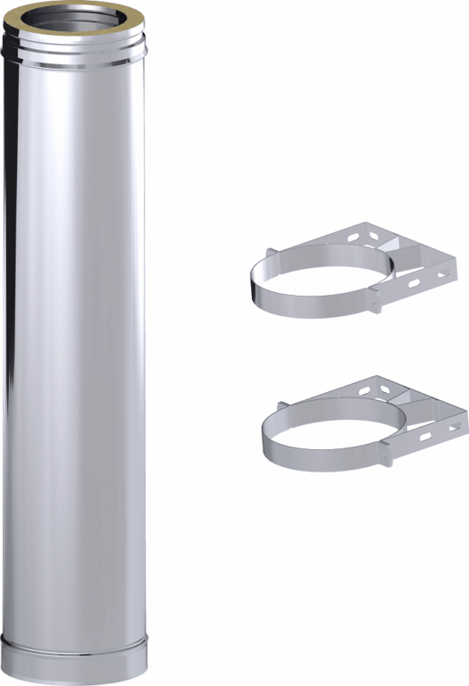 Dinak DW Design Twin Wall Support Kit For System Stainless Steel