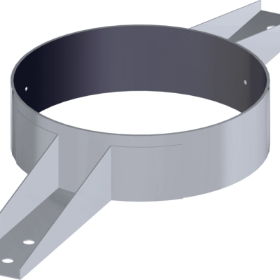 Dinak DW Design Twin Wall 180 Degree Double Slab Support With Screws