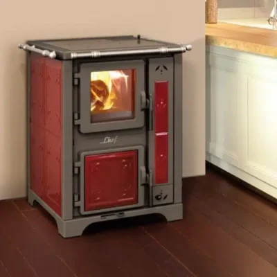 Bosky Chef Fiori Wood Stove Red