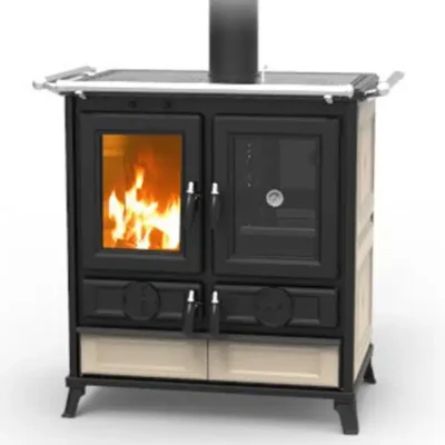 Thermorossi Violetta Wood Burning Cooker Beige