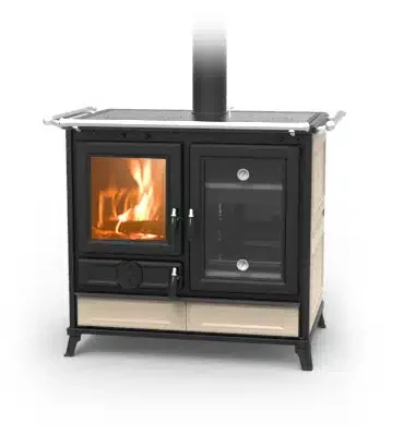Thermorossi Margherita Evo Wood Burning Cooker Beige