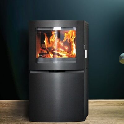 Ekol Adept Curved Pedestal Wood Burning Stove