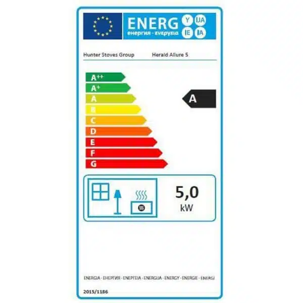 Hunter Allure 5 Woodburning Stove - Image 6