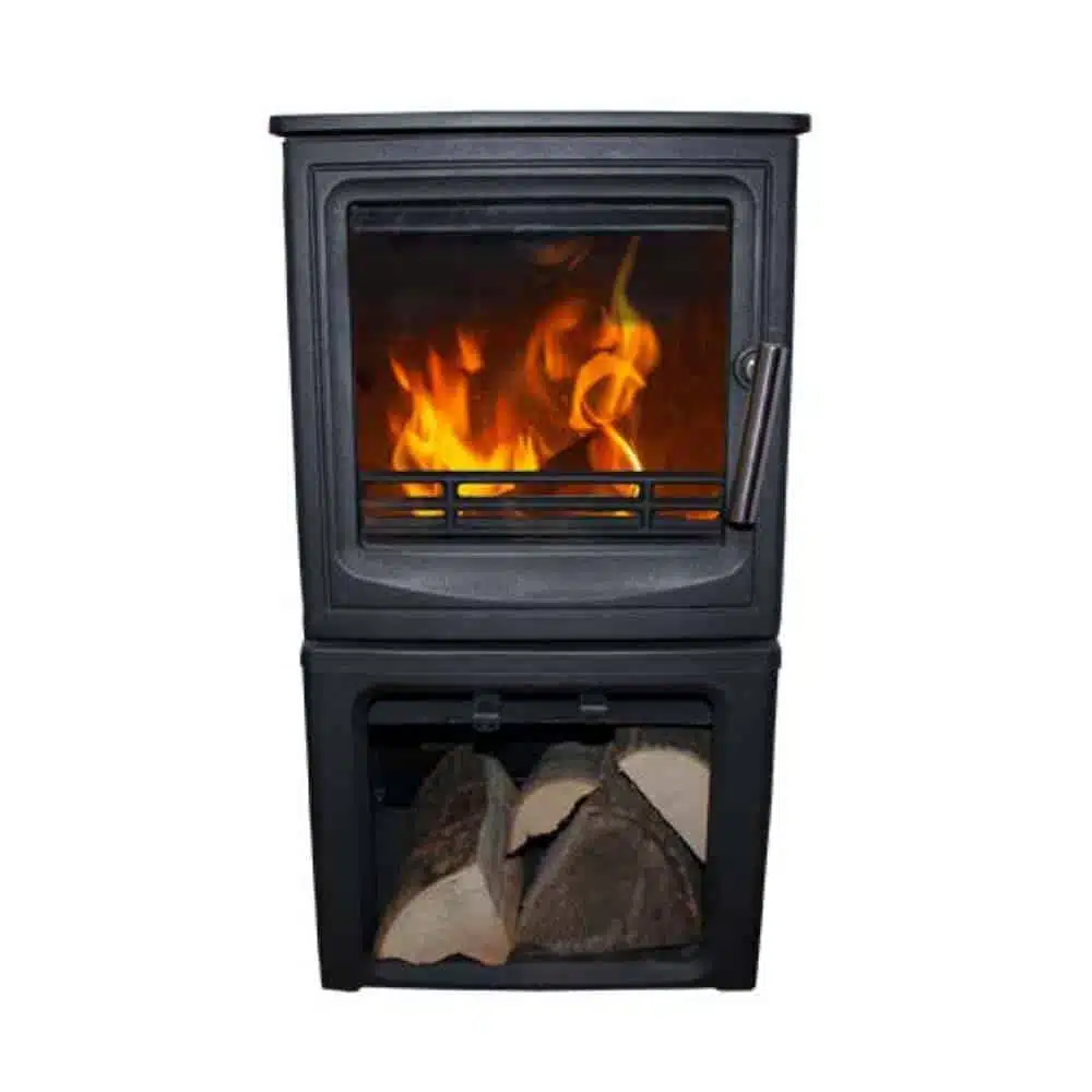 Amiya Ecoflame 3 Woodburner Stove With Schiedel Fitting Kit - Image 3