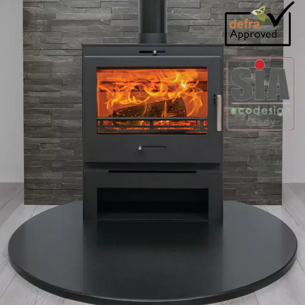 Pevex X40 Cube Xtrawide Freestanding Multifuel Stove - Image 2