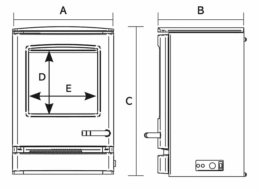 Gazco CL8 Electric Stove - Image 3