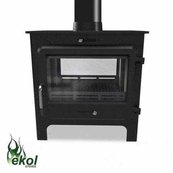 Ekol Clarity Double Sided Multifuel / Woodburning Stove - Image 4
