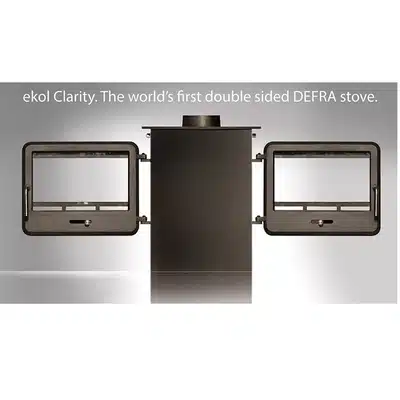 Ekol Clarity Double Sided Multifuel / Woodburning Stove - Image 5