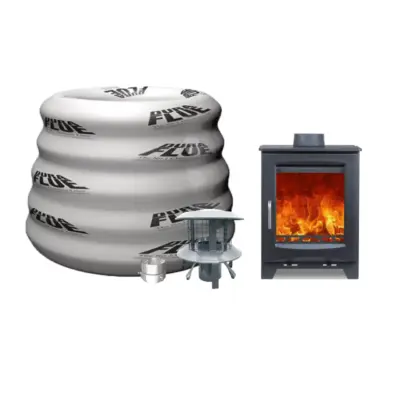 Woodford Didsbury 5 Woodburning/Multifuel Stove Including Basic Pack
