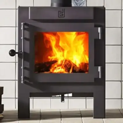 Dik Geurts Jannik Large Freestanding Woodburning Stove