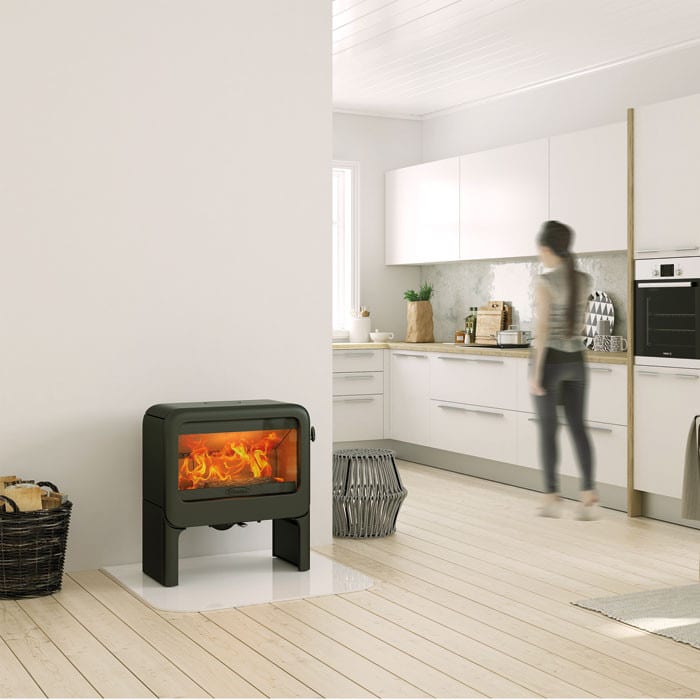 Dovre Rock 500 on Tablet Stand Woodburning Stove - Image 2