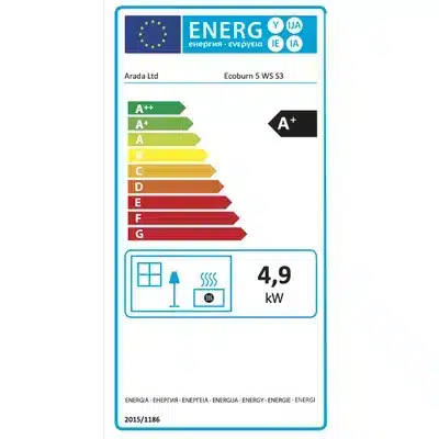 Arada Ecoburn 5 S3 Widescreen Woodburing Stove - Image 13