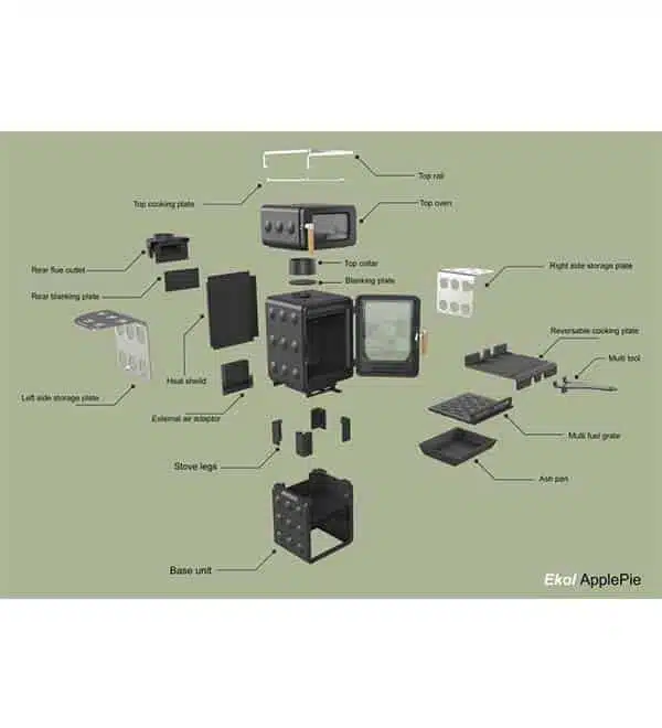 Ekol Apple Pie Stack Ecodesign Multifuel - Image 4