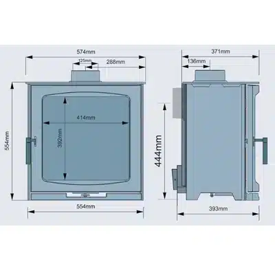 Ekol Edge Woodurning Stove - Image 3
