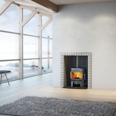 Jotul F105 Woodburner Black With Short Legs