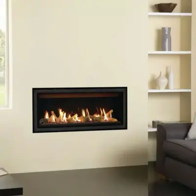 Gazco Studio 2 Slimline Glass Fronted Balanced Flue Gas/LPG