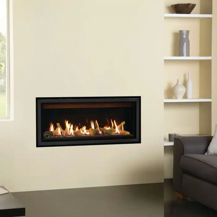 Gazco Studio 2 Slimline Glass Fronted Balanced Flue Gas/LPG