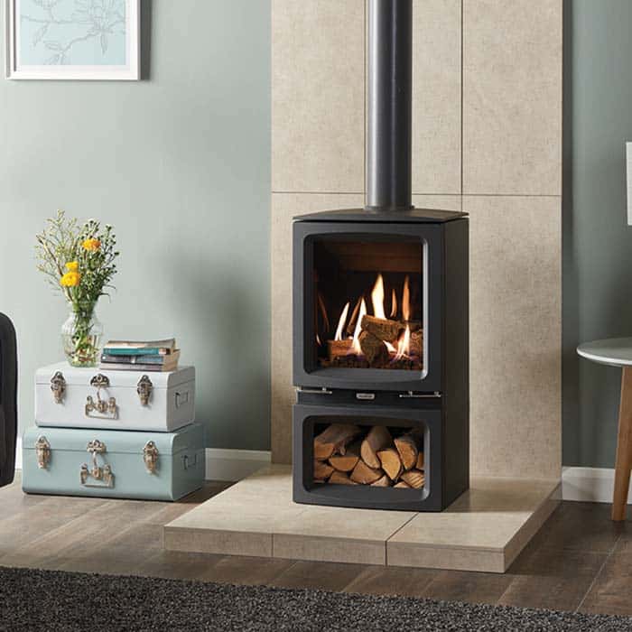 Gazco Vogue Midi Midline Conventional Flue Nat Gas
