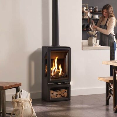 Gazco Vogue Midi T Midline (3-Sided) Balanced Flue Nat Gas