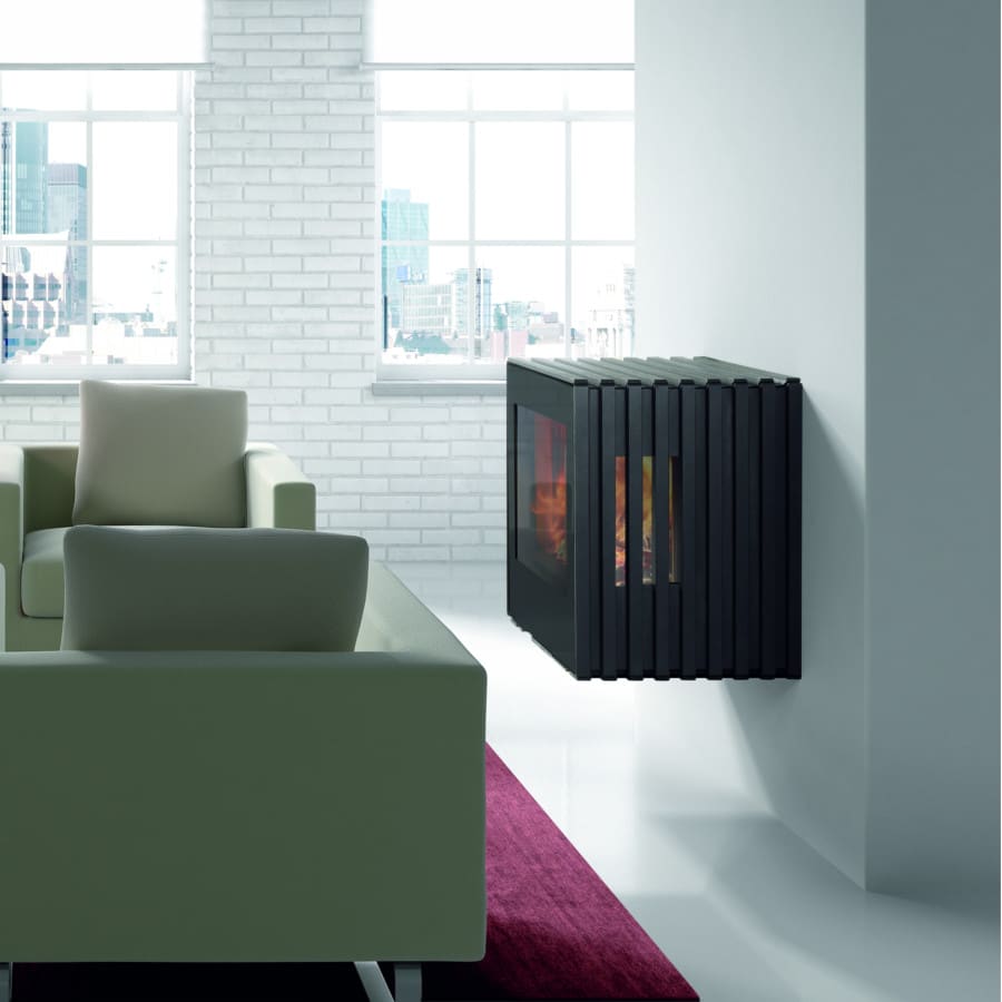 Hergom Glance Wall Hung Woodburning Stove - Image 2