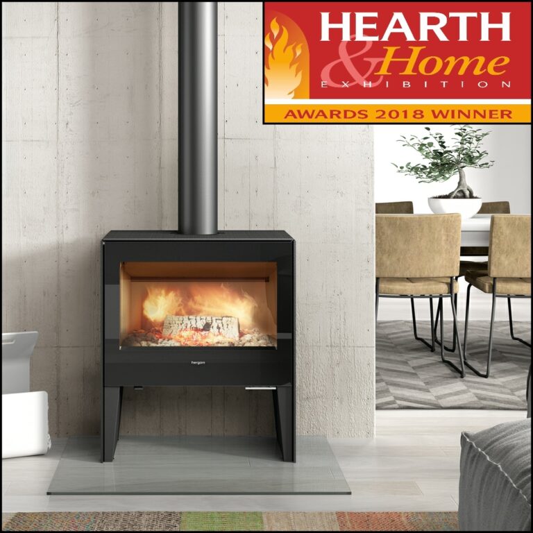 Hergom Glance Wide Woodburning Stove - Image 2