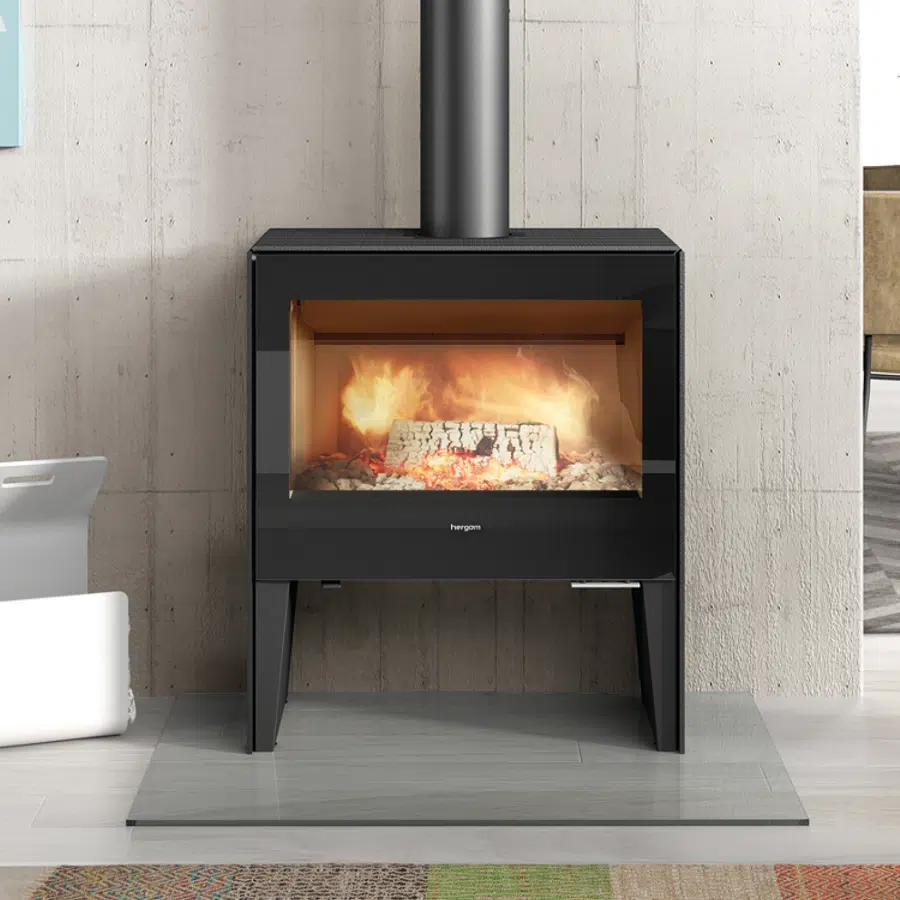 Hergom Glance Wide Woodburning Stove