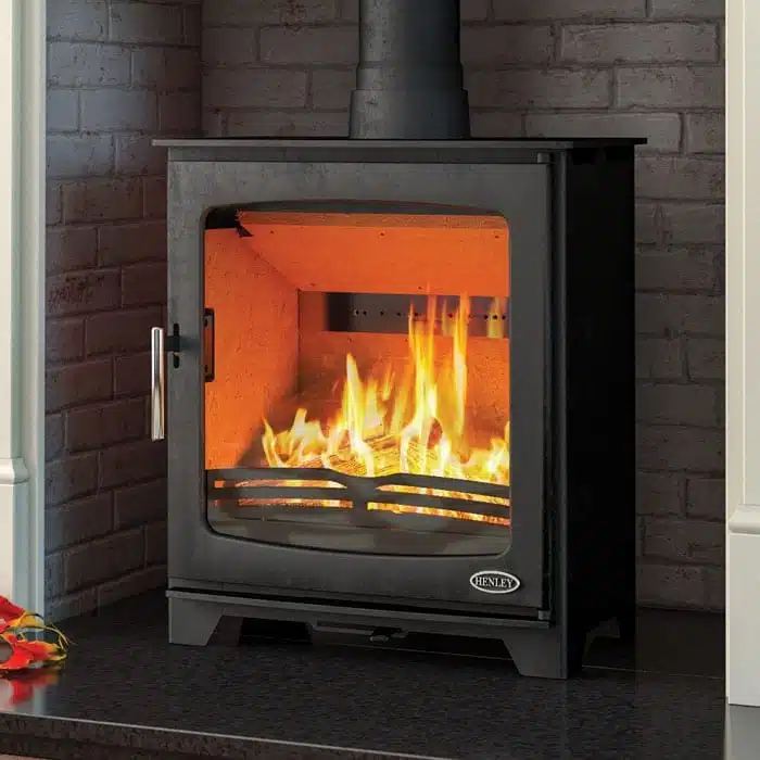Henley Hazelwood 5 Landscape Freestanding Woodburning Stove - Image 3