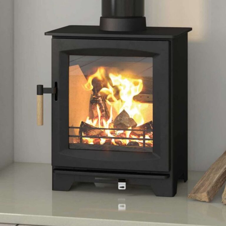 Henley Leaf Compact Freestanding Woodburning Stove - Image 2