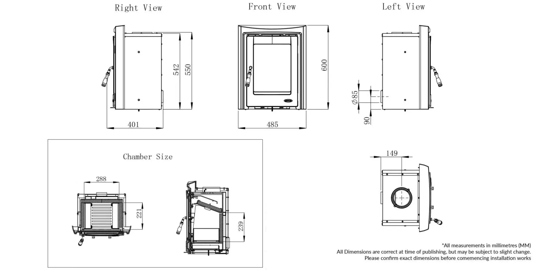 Henley Muckross Insert Multifuel Stove - Image 4