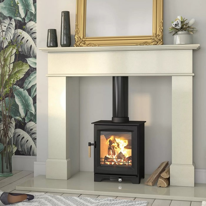 Henley Leaf Compact Freestanding Woodburning Stove