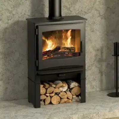 Broseley Ignite 5 Widescreen with Log Store Freestanding Multifuel Stove