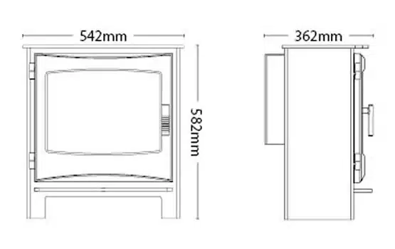 Broseley Ignite 7 Freestanding Gas Stove - Image 4