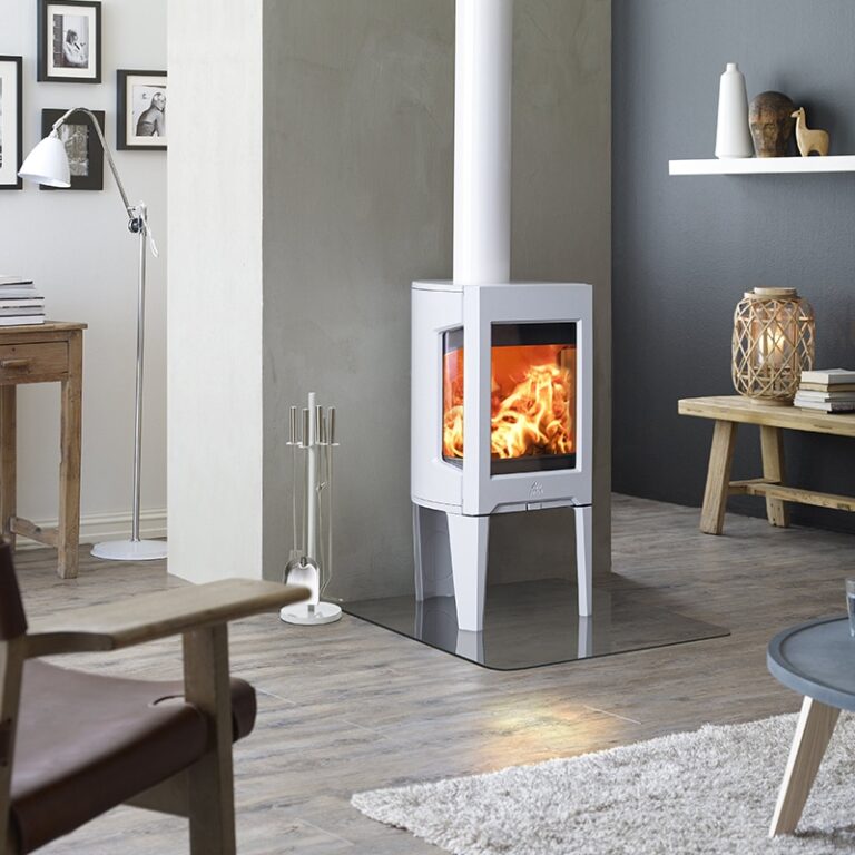 Jotul F163 Woodburner Black With Long Legs - Image 3