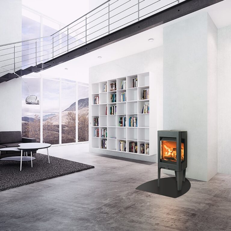 Jotul F163 Woodburner Black With Long Legs - Image 10