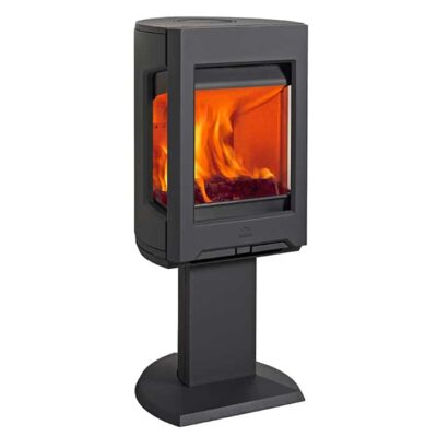 Jotul F167 Woodburner With Pedestal And Side Windows