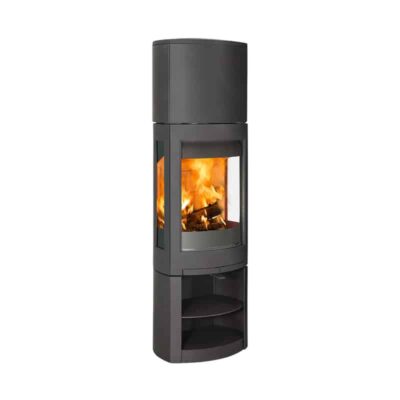 Jotul F371 V2 Advance Woodburner With High Top And Side Windows
