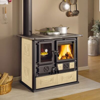 La Nordica Rosa Sinistra Reverse Wood Burning Cooker