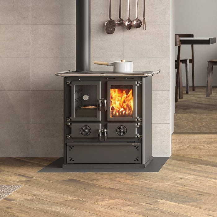 La Nordica Rosetta Sinistra 5.0 Steel Wood Burning Cooker - Image 2