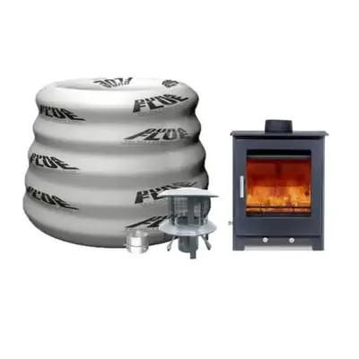 Woodford Lowry 5X Multifuel Stove Including Basic Pack