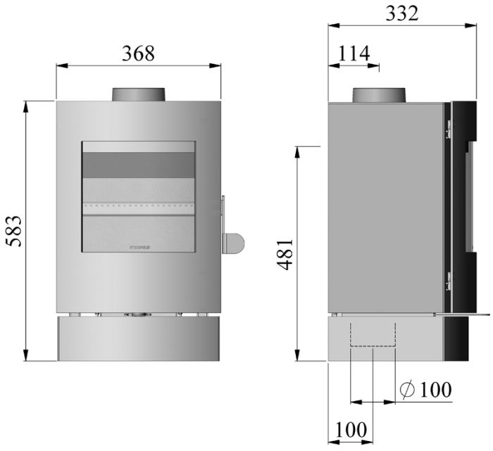 Morso S11-40 Woodburning/Multifuel Stove - Image 4