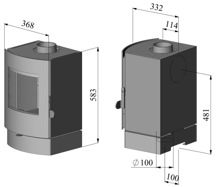 Morso S11-40 Woodburning/Multifuel Stove - Image 3