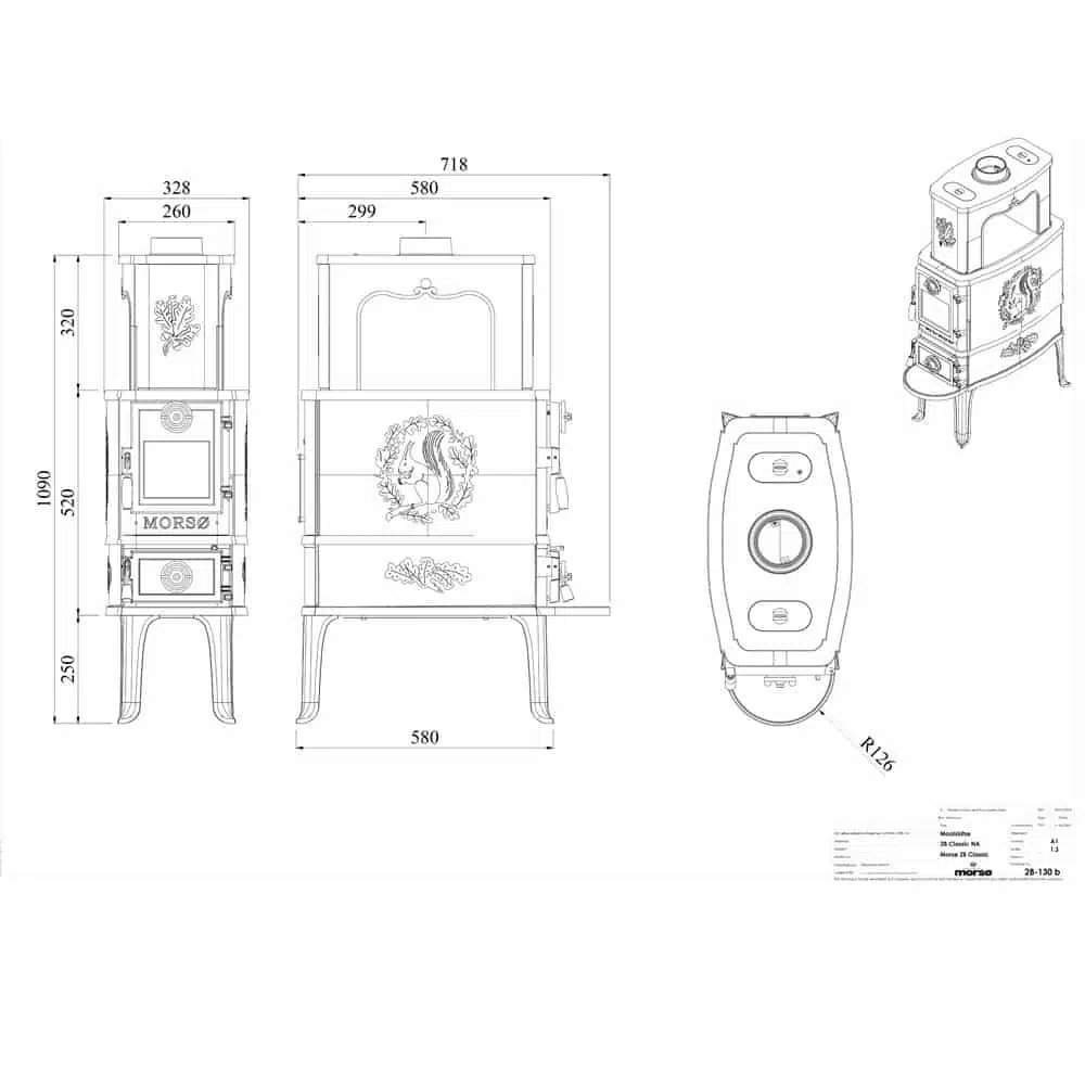 Morso 2B Classic Woodburning Stove - Image 4