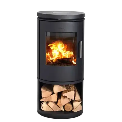 Morso 6143 Woodburning Stove with Logstore Base