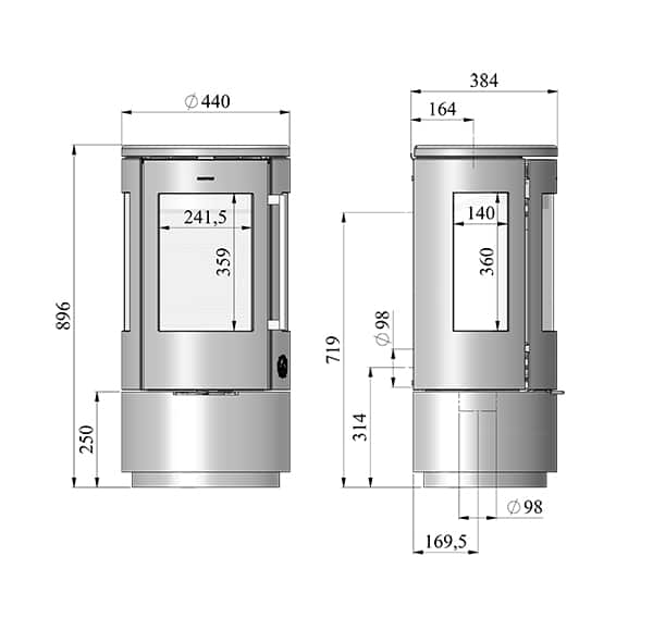 Morso 7440 Woodburning Stove with Low Base - Image 4