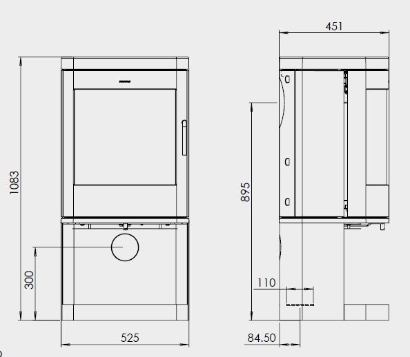 Morso 8643 Woodburning Stove - Image 4
