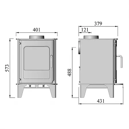 Morso O4 Woodburning/Multifuel Stove - Image 4