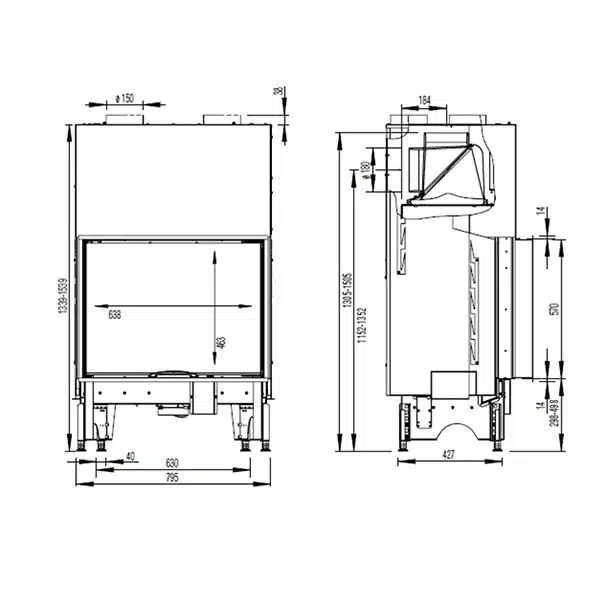 Morso S101-12 Insert Woodburning Stove - Image 5